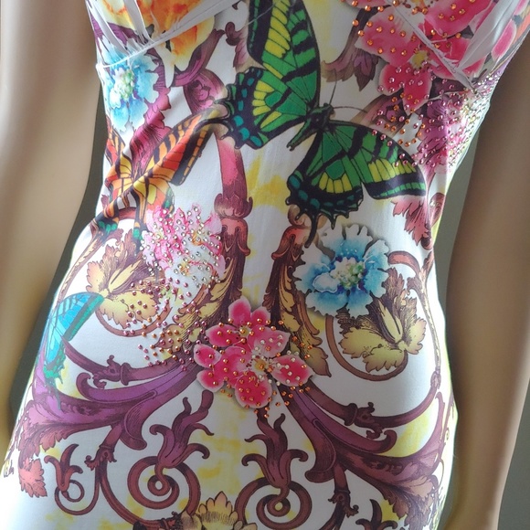 Hot tees mini spaghetti strap dress size M - Picture 4 of 4